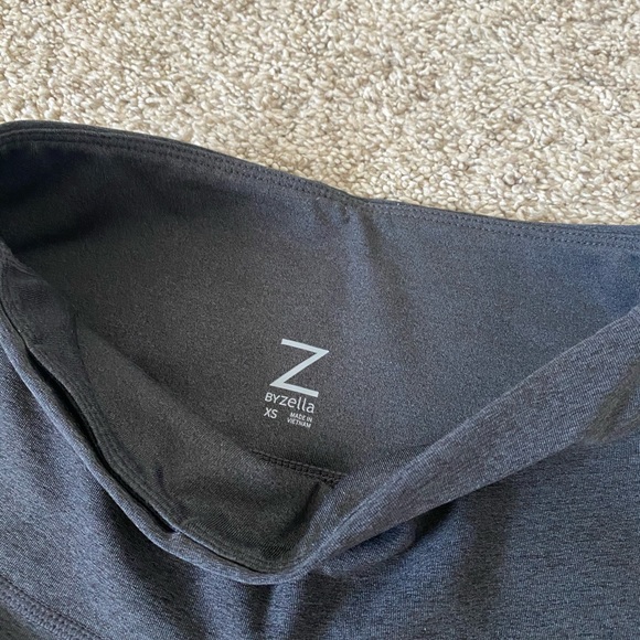Zella gray black color block Banded athletic workout Leggings size XS - Picture 10 of 15